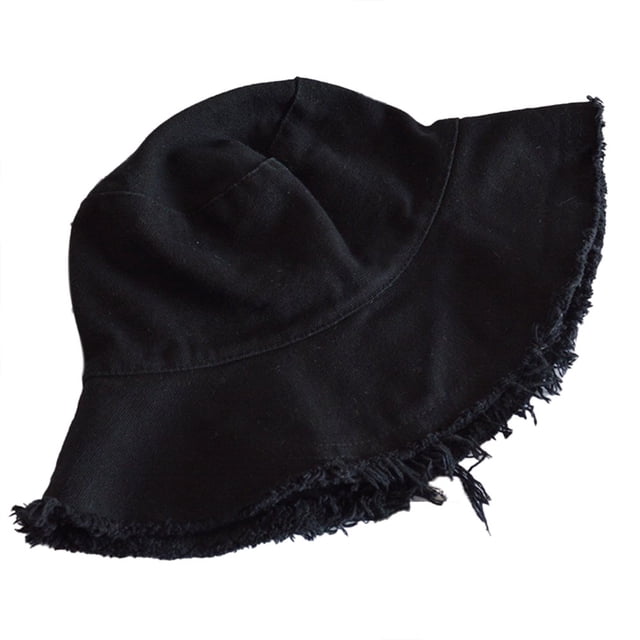 Pare-soleil Femmes Rétro Chapeau de Pêcheur Pliable Chapeau Tissé pour la Fête
