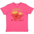 thumbnail image 3 of Inktastic Hooray It's Fry-day with Cute Fries Youth T-Shirt, 3 of 5