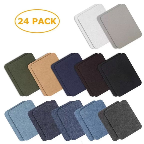Myenne 1 Set Iron On Patches For Clothing Repair And Decoration Adhesive-Backed Fabric Patches For Jeans Pants Jackets For Knee And Elbow Areas