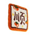 thumbnail image 4 of Cojín de asiento, cojín de asiento de 16x16 pulgadas, suave flocado, cómodo tapete para silla de comedor, cojín para silla de cocina para oficina, coc naranja, 4 of 8