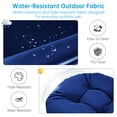 thumbnail image 5 of Millsilo Outdoor Rocking Chair Cushion 44" x 19" x 4", High Back Patio Rocker Replacement Cushion, Water-Repellent, UV Fade-Resistant, Non-Slip Bottom, Blue, 5 of 7