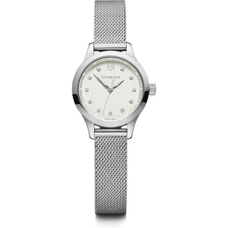 Victorinox Swiss Army Alliance XS Quartz Silver Crystal Dial Steel Women's Watch 241878