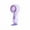 Purple, variant on Summer Savings! Boovnll Portable Fan, Adjustable 3 Speed USB Rechargeable Fans Lightweight Compact Handheld Fan for Outdoor, Travel, Camping, Vacation, Summer Gift, Mini Fan - Fan