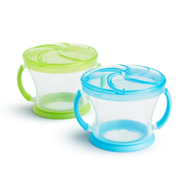 Munchkin Snack Catcher Snack Cup, les couleurs peuvent varier, paquet de 2