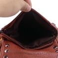thumbnail image 5 of Crossbody Bags for Women, Shoulder Bag for Women, PU Leather Wear Resistant Waterproof Simple Fashionable Tassel Handbag with Riveter and Chain to Match All Kinds of Occasions, White, 5 of 7