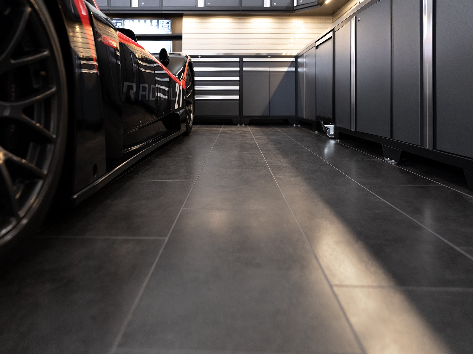NewAge Products Vinyl Tile Flooring - 800 sqft - Slate Gray