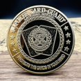 thumbnail image 3 of Moneda conmemorativa Royal Flush Poker de 35 g, hierro con esmalte, 3 of 3