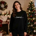 thumbnail image 6 of Unisex Merry Christmas Sweatshirts Matching Christmas Couples Top Outfits Long Sleeve Crewneck Shirts Funny Holiday Boyfriend Girlfriend Christmas Gifts, 6 of 9