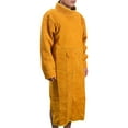 Cowhide Welding Reverse Wear Work Clothes High Collar Long Sleeve Flame