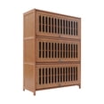 thumbnail image 5 of 7-Tier Shoe Cabinet, Shoe Cabinet with Flip-up Doors 80*32*106cm Tawny, 5 of 13