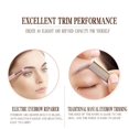 thumbnail image 5 of Recortador de cejas recargable, removedor de vello de cejas de precisión indoloro, herramienta de afeitar eléctrica portátil para cejas para mujeres, 5 of 5