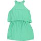 thumbnail image 1 of bar III Vestido de blusa popover recortada para mujer, verde, pequeño, 1 of 2