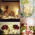 thumbnail image 4 of BOSAN 2PCS Fairy Lights Indoor Outdoor Battery Operated, Silver Wire 8 Mode 16Ft 50 LEDs Timer Christmas String Lights with Remote for Tree Bedroom Party Wedding Decoration (Warm White), 4 of 6