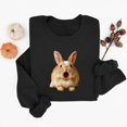 thumbnail image 5 of HOMBOM Black Lightweight Sweatshirt for Women No Hood Graphic Soft Long Sleeve Crewneck Pullover for Ladies Essentials Fashion Tops,S, 5 of 5