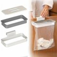 thumbnail image 4 of Removable Hanging Trash Bag Holder Home Kitchen Rubbish Bag Rack Hook Type Door Storage Rack Household Garbage Bag Holder, 4 of 6