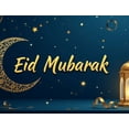 thumbnail image 5 of LUUFILx Eid Mubarak Banner Backdrop Islamic Celebration Moon and Lantern Festive Decor Photography Background Ramadan Mubarak Party Decorations Event Supplies, 5 of 9