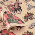 thumbnail image 2 of Gift Wrapping Paper Roll 58" x 23", Cute Animals Printed Gift Wrap, Easy Cut & Fold, Durable Paper for Birthday, Holiday, Party and DIY Crafts,1 Roll, 2 of 8