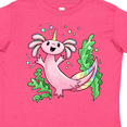 thumbnail image 4 of Inktastic Axolotl Unicorn with Rainbow Tail, Bubbles and Seaweed. Boys or Girls Toddler T-Shirt, 4 of 5