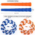 thumbnail image 4 of maskred Jump Rope Soft Beaded Skipping Rope Gym Fitness Training Adjustable Jumping Rope for Men Women Kids Pink, 4 of 6