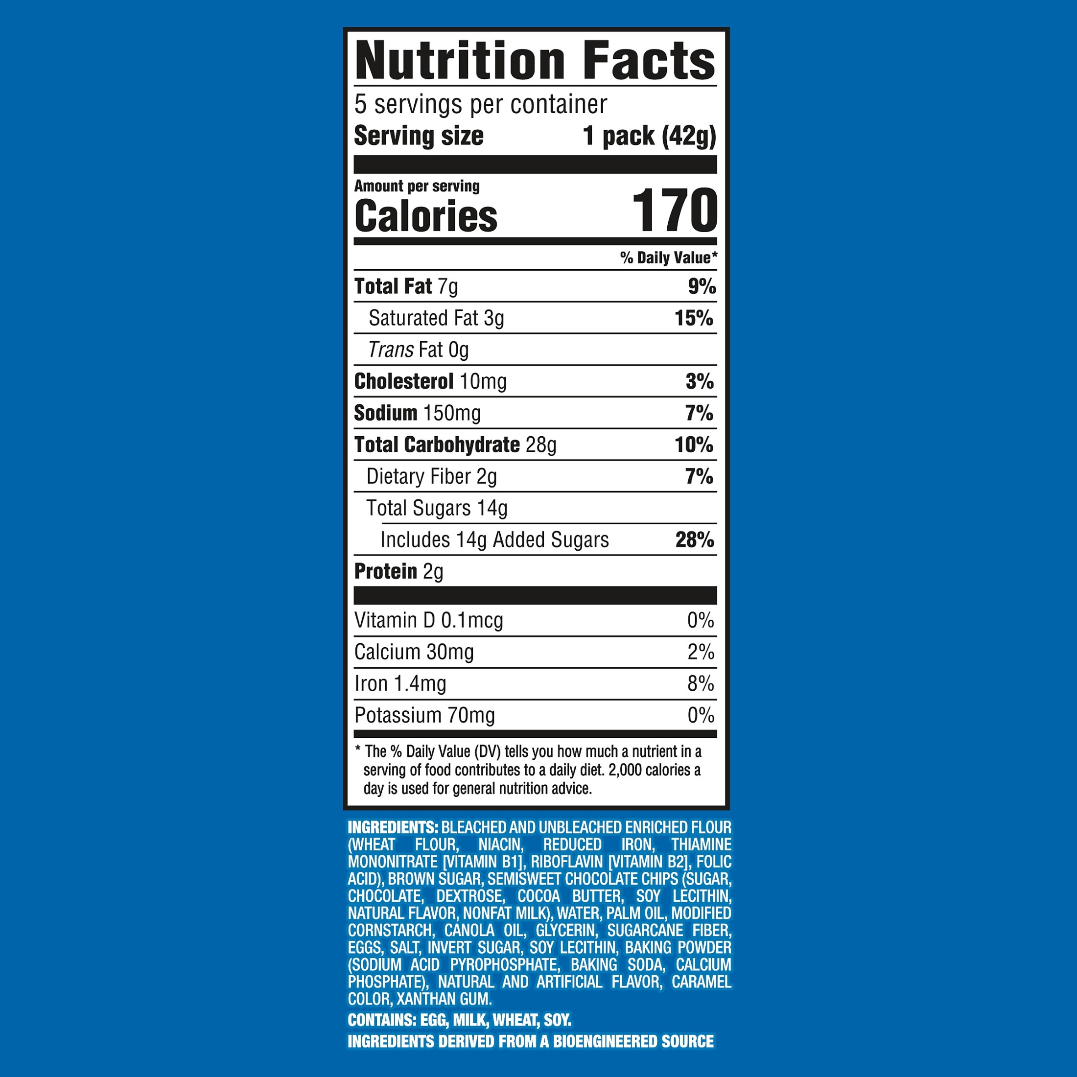 (3 pack) CHIPS AHOY! Baked Bites, Blondie, 5 - 1.5 oz Snack Packs (5 Bites per Pack)