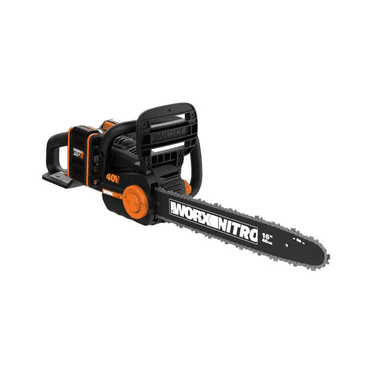 Worx Nitro WG385.1 40V 4.0Ah 16”  Battery Powered Cordless Chainsaw with Brushless Motor – Batteries & Charger Included
