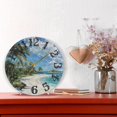 thumbnail image 6 of Paradise Island Wall Clock 10 inch Non-Ticking Easy to Read Decorative Clocks for Home Bedroom Living Room, 6 of 8