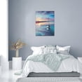 thumbnail image 7 of Coast Nautical Bathroom Decor Wall Art Sunset Boat Pictures Blue Ocean Scenery Wall Decor Sailer Shipping Wall Art Framed Artwork for Bathroom Living Room Bedroom 12"x16", 7 of 7