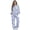 Blue Cat Print, variant on Comfiest Airport Outfits Womens 2 Piece Outfits Wide Leg Pants and Sweatshirt Stretch Women Lounge Sets Comfortable Matching Tracksuits Set Sportswear, Pink Cat Print, M