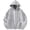Light Gray, variant on Zip Up Hoodie Men Fall Winter Long Sleeve Plain Oversized Hooded Sweatshirt with Pockets Cardigan Jacket Outerwear