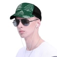 thumbnail image 4 of Zufioo Christmas Trees Print Mesh Baseball Cap, Adjustable Sport Travel Hat Accessory for Men and Women, 4 of 7
