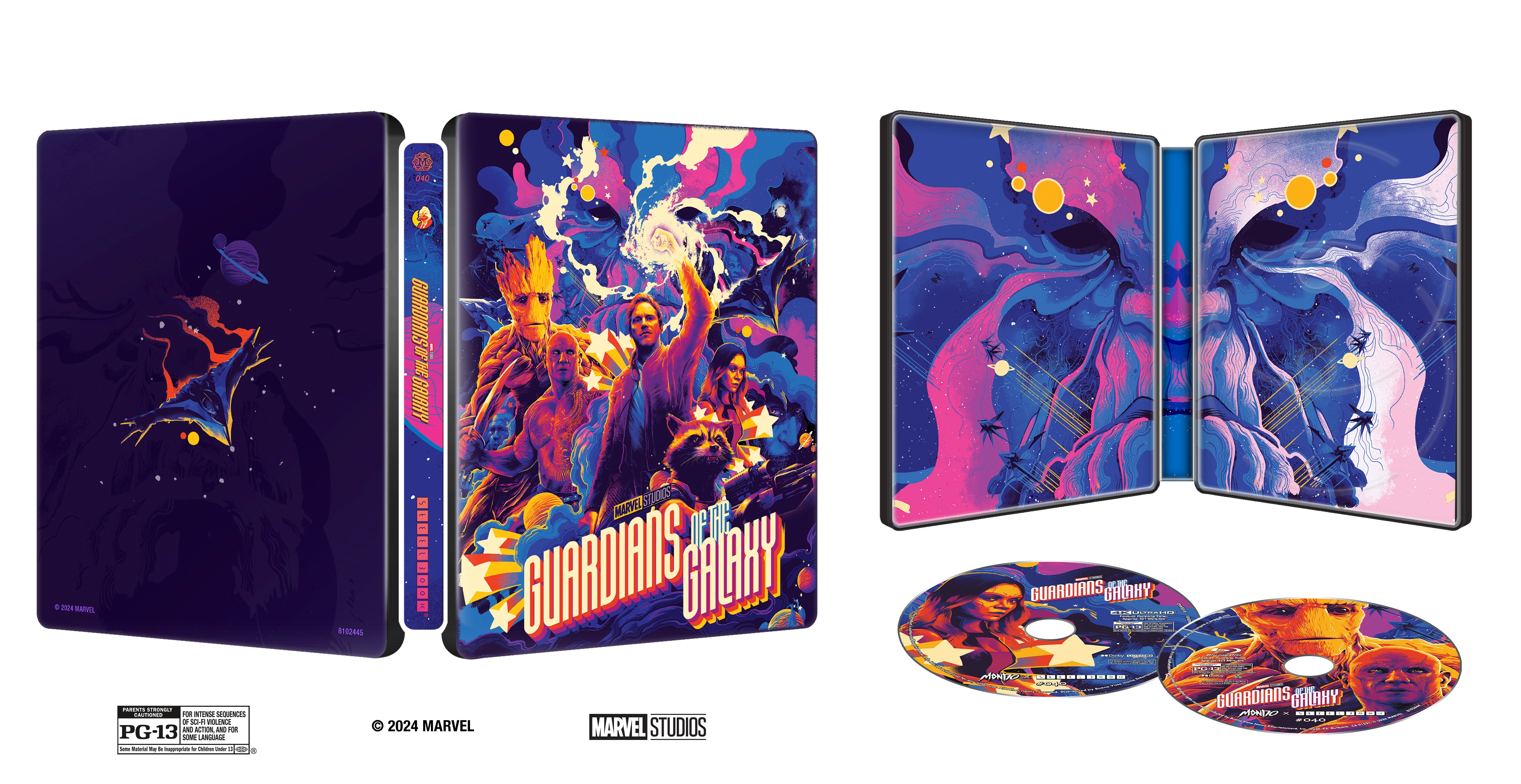 Guardians of the Galaxy Walmart Exclusive Mondo Steelbook (4K Ultra HD + Blu-ray + Digital Code) - image 2 of 3