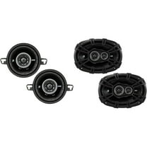 Kicker DSC6930 6x9-Inch (160x230mm) 3-Way Speakers w/ 43DSC3504 3.5" Coaxial Bundle