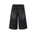 thumbnail image 5 of Kakii Baggy Jean Shorts Men,y2k Jorts Hip Hop, Mens Denim Shorts Loose Fit Vintage Streetwear Summer, 5 of 5