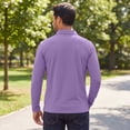 thumbnail image 4 of LRGSHF Long Sleeve Polo Shirts for Men Business Casual Work Golf Shirt Men Comfy Lounge Polo Shirt, Lightweight, Solid Color, Quick Dry, Work Golf, Moisture Wicking, 4 of 4