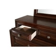 thumbnail image 5 of Glory Furniture LaVita 10 Drawer Dresser in Cappuccino, 5 of 8
