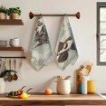 thumbnail image 6 of 2 Pcs Retro Flowers with Butterfly Kitchen Towels,Dish Towels for Kitchen Drying,Soft Absorbent Decorative Hand Towels for Cooking Housewarming Gift, 6 of 6