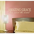 thumbnail image 5 of Amazing Grace How Sweet The Sound Vinyl Letters Room Décor Quotes Wall Stickers, 23x5-Inch, Beige, 5 of 5
