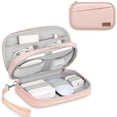 thumbnail image 1 of Bolsa Organizadora Electrónica Portátil FINPAC Rosa para Viajes, 1 of 8