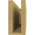thumbnail image 4 of Ekena Millwork 4"W x 8"H x 20"L Burlington Woodgrain TimberThane Rafter Tail, Primed Tan, 4 of 6