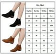 thumbnail image 5 of Bottines en Daim à Lacets pour Femmes Zip Up Bootie Bas Talon Pointu Chaussures, 5 of 5