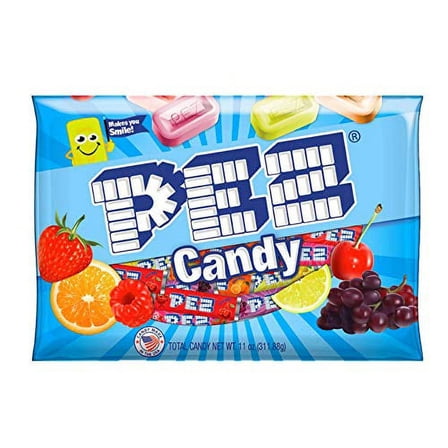 PEZ, Candy Refill Rolls, Variety Bag,311g