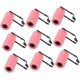 thumbnail image 5 of 12 rulos de esponja rosa para el cabello, herramientas de peinado sin calor para mujeres, ligeros y fáciles de usar., 5 of 5