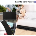 thumbnail image 5 of Folding Table 6ft Portable Heavy Duty Plastic Fold-in-Half 6 Foot Foldable Table Utility Dining Indoor Outdoor for Camping Picnic and Party, Black, 5 of 9