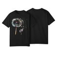 thumbnail image 2 of NAMTYQX Plus Size Blouses for Women Basic Crewneck Stretchy Grafisches Comfy Cool Short Sleeve Plus Size Printed Womens Oversized Tee Shirts Black Size XL, 2 of 3