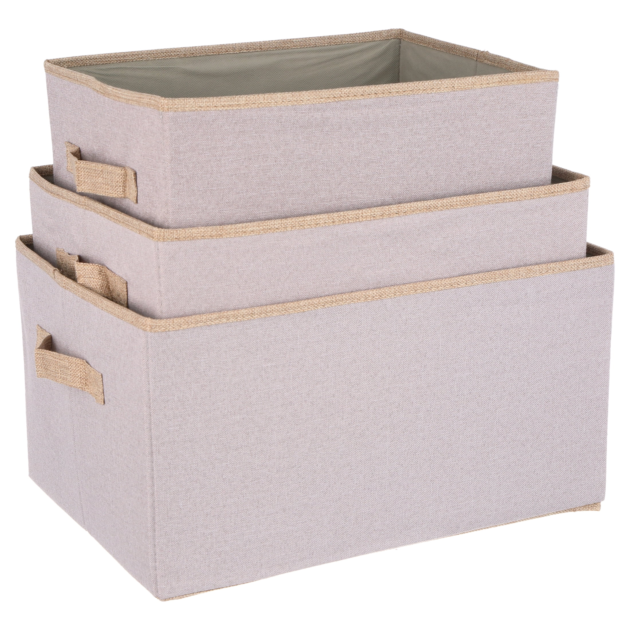 Urban Shop Linen Storage Bins (Set of 3)