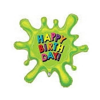 Slime Green Happy Birthday Banner Pennant - Slime Party Decorations - Art  Party Supplies - Slime Party Supplies - Green 