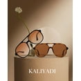 thumbnail image 6 of KALIYADI Aviator Sunglasses for Women,Retro Square Sun Glasses with 70s Vintage Style and UV Protection 2 Pack, 6 of 7