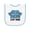 White and Light Blue, variant on Inktastic Drag Racing is My Thing with Flags Baby Terry Cloth Bib