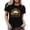 Z16-Black, variant on Casual T Shirts for Women Horse Letter Print Short Sleeve Crew Neck Graphic Tunic Tops