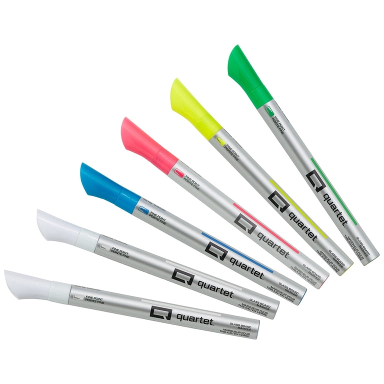 Dry Erase Markers with Fine Tip, 6 Pack Neon Colors photo 1
